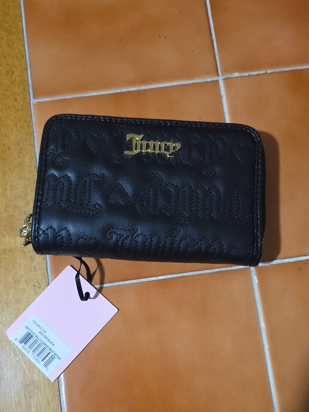 JUICY COUTURE PUFF QUILTED MULTI COMPARTMENT BIFOLD NWT